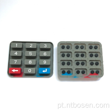 Teclado de silicone de alta qualidade personalizado